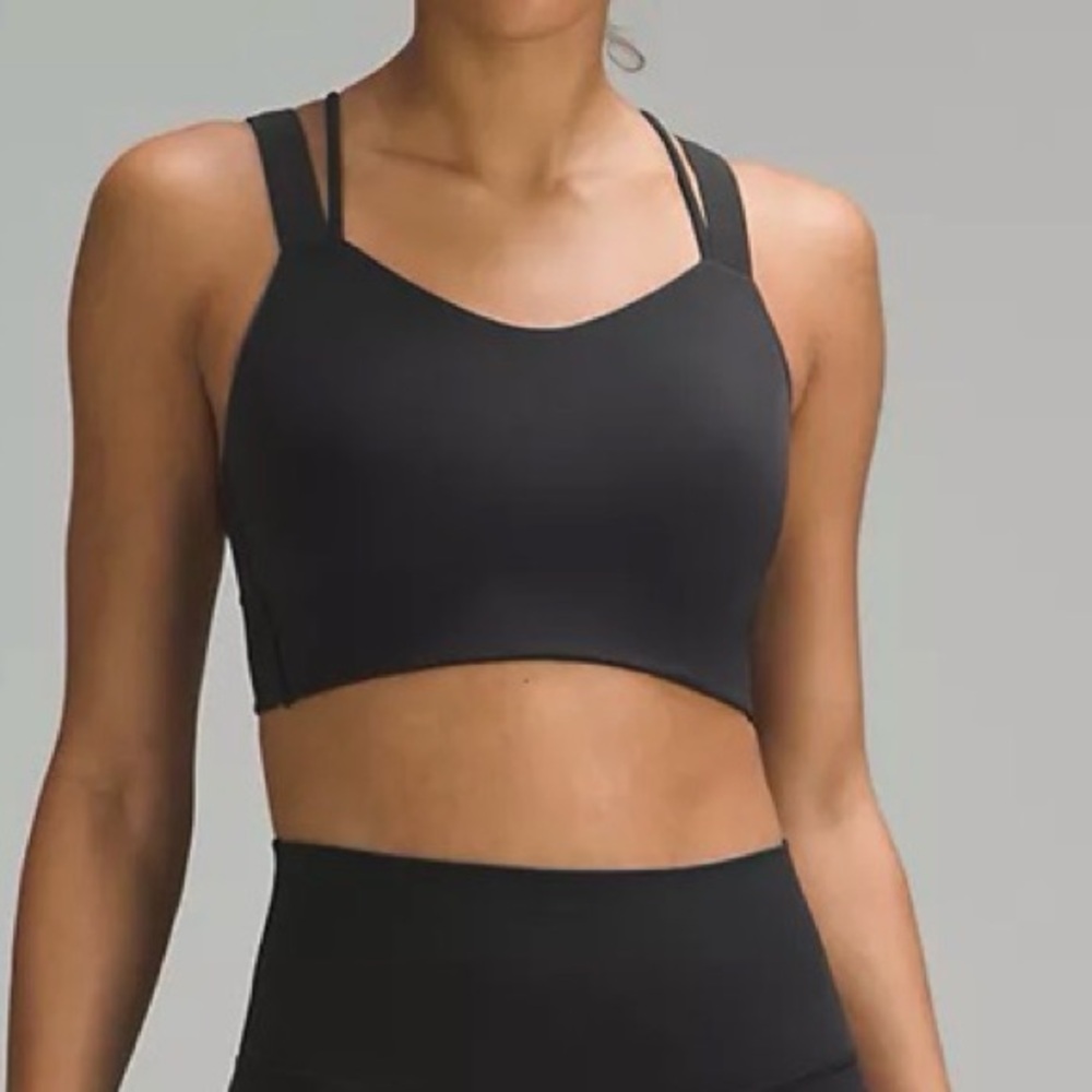 Lululemon/Like a Cloud Longline Bra Light Support/Black/Good/Sz 6